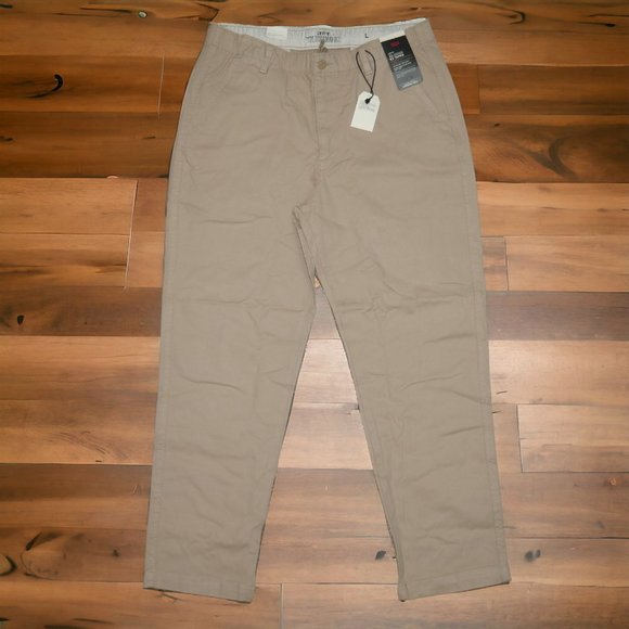 Levis XX Chino EZ Taper Relaxed Fit Pants Mens Size L Vintage Khaki Tan Beige - Picture 15 of 15